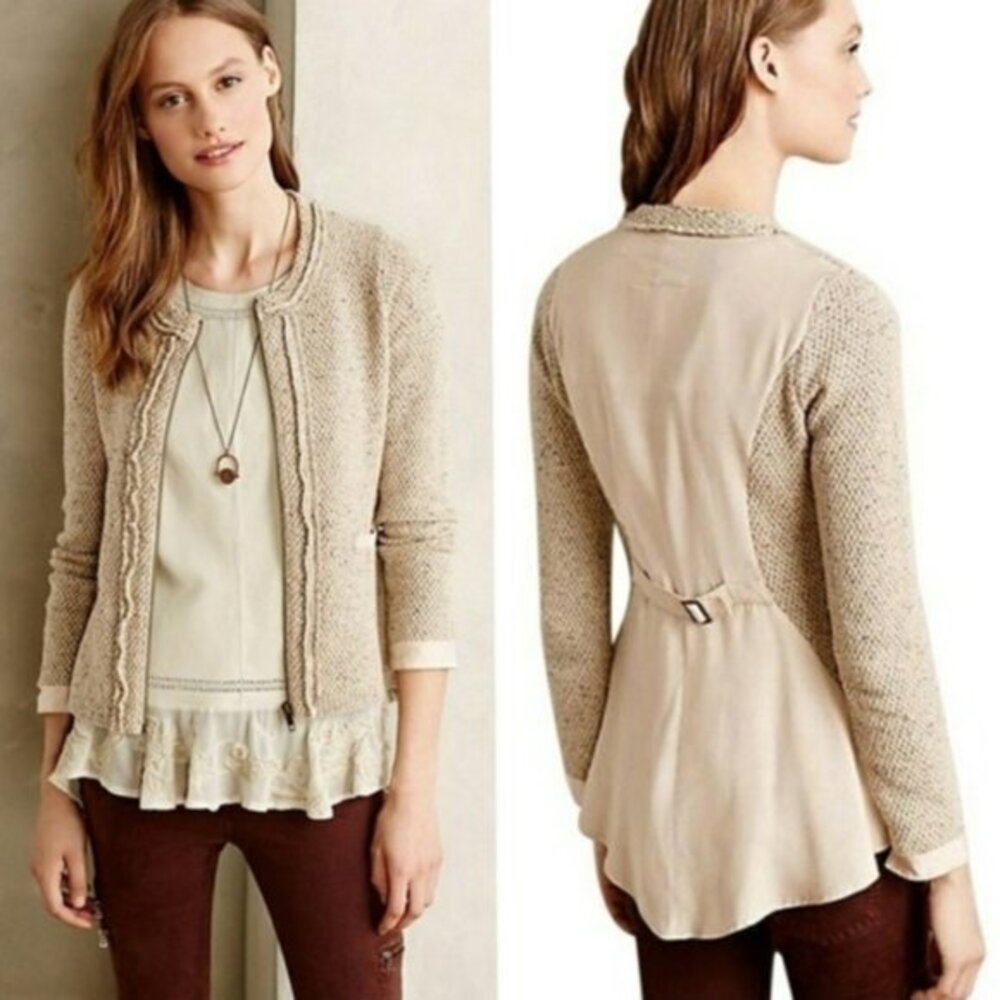 Anthropologie | Angel of the North Tweed Jacket